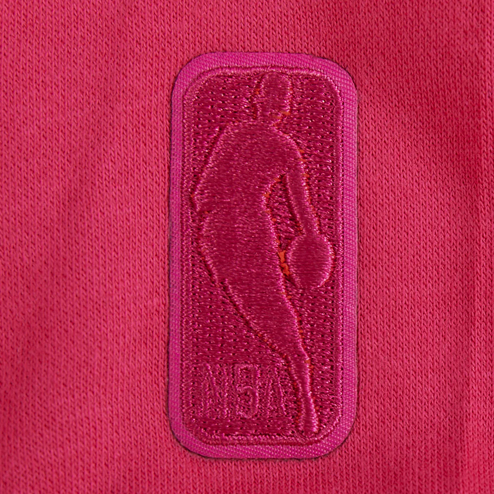 NBA CHARLOTTE HORNETS TRIPLE PINK BIG GIRLS FLC CREWNECK (BEETROOT PURPLE) - Image 6