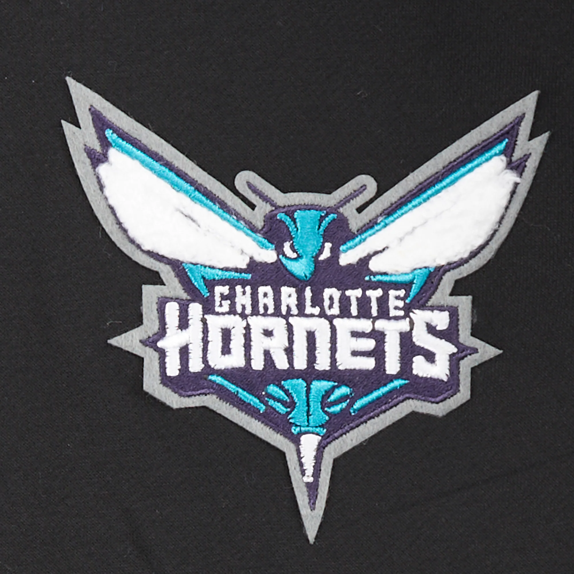 NBA CHARLOTTE HORNETS CLASSIC LITTLE BOYS FLEECE PULLOVER HOODIE (BLACK) - Image 5
