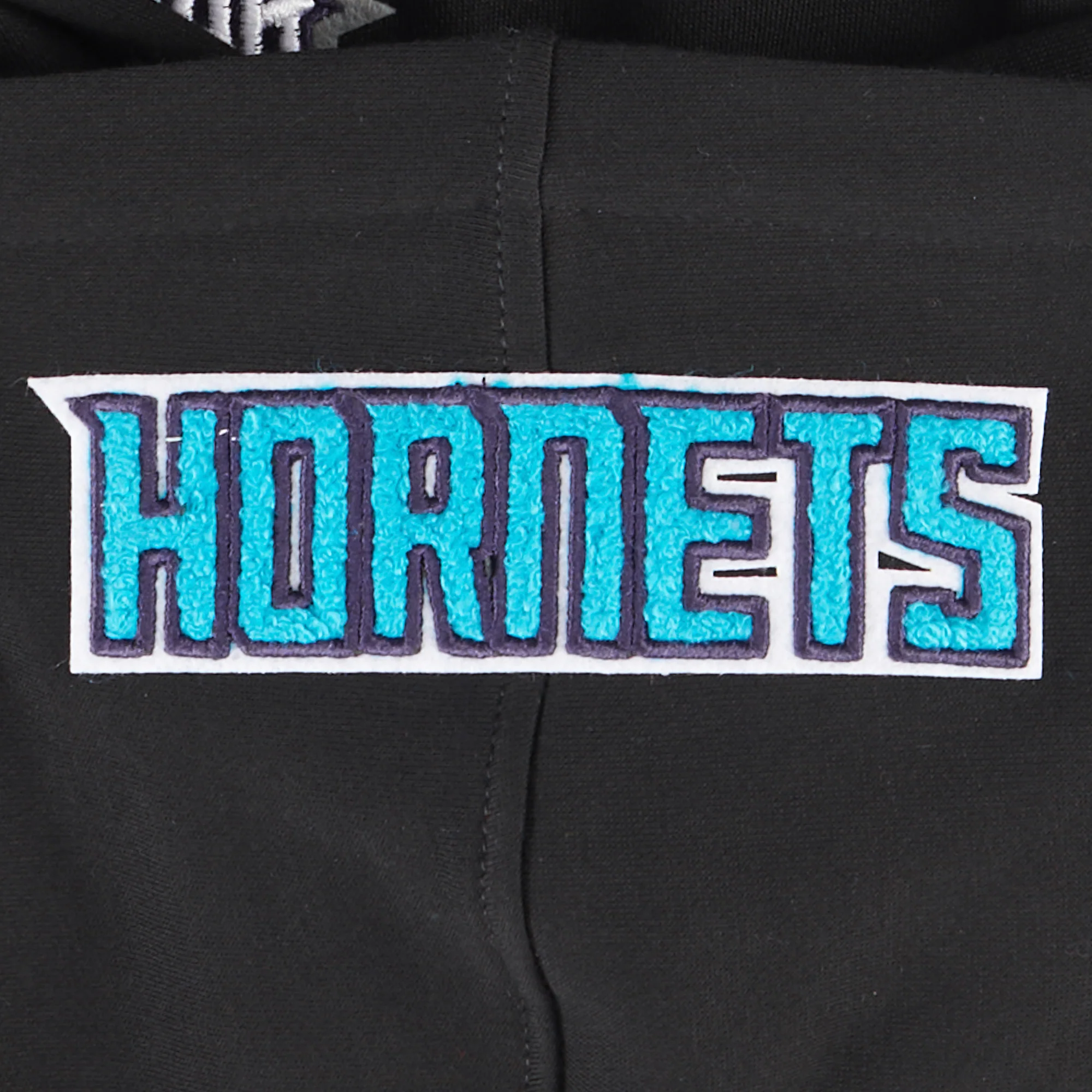 NBA CHARLOTTE HORNETS CLASSIC LITTLE BOYS FLEECE PULLOVER HOODIE (BLACK) - Image 8