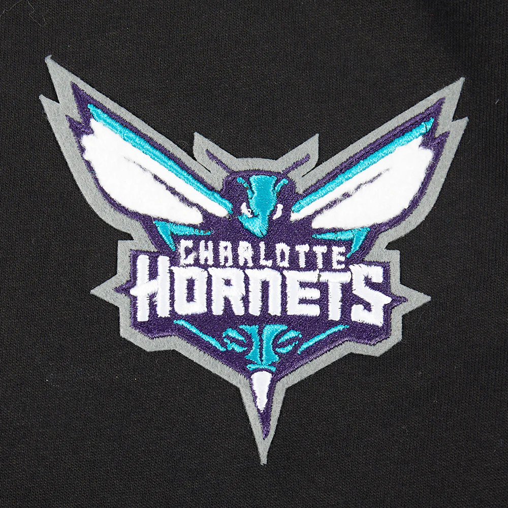 NBA CHARLOTTE HORNETS CLASSIC TODDLER GIRLS SHORT SLEEVE BOXY TEE (BLACK) - Image 6