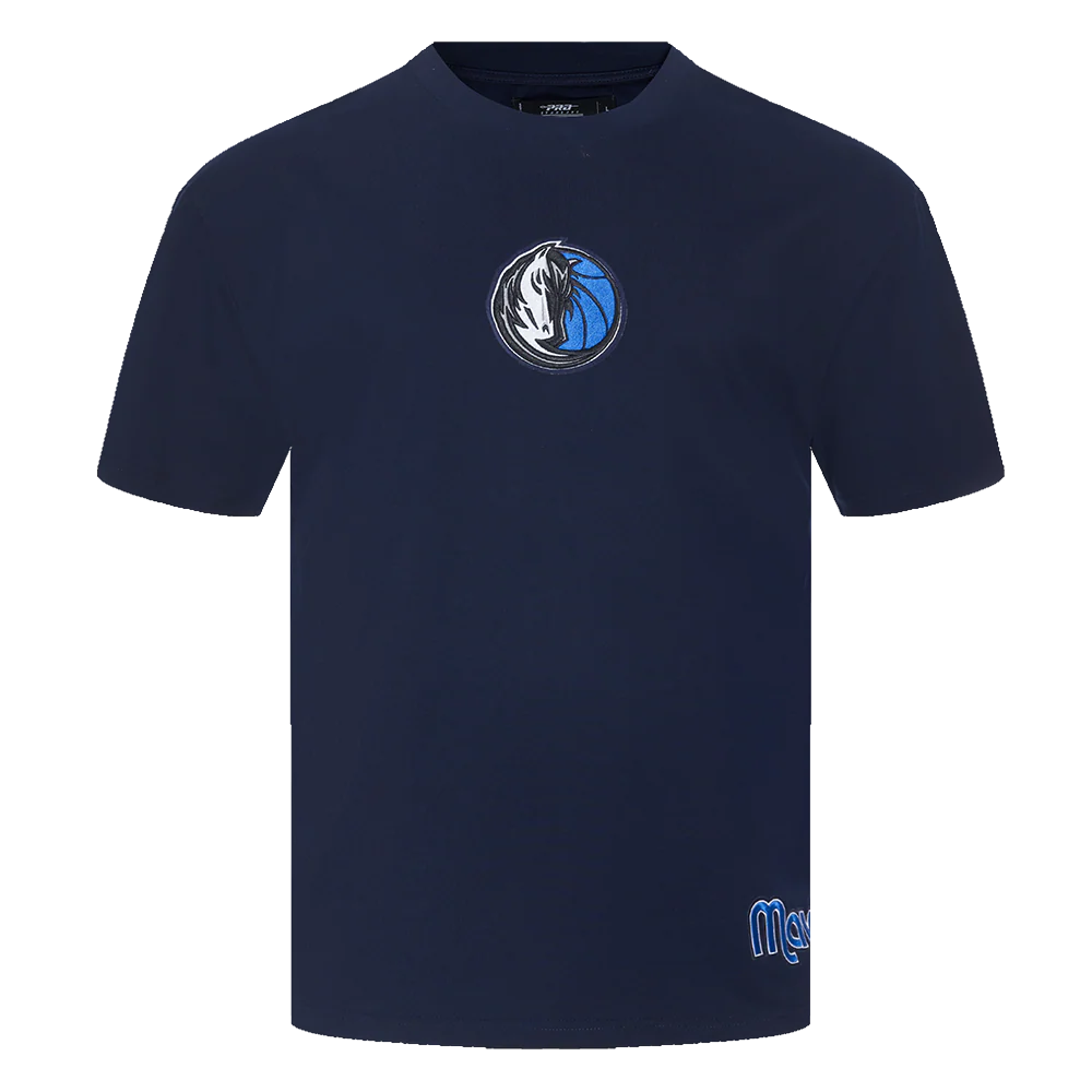 NBA DALLAS MAVERICKS WINGSPAN MEN'S CJ DROP SHOULDER TEE (MIDNIGHT NAVY) - Image 3