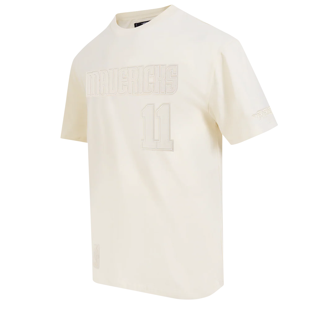 NBA DALLAS MAVERICKS KYRIE IRVING #11 NEUTRAL PNN MEN'S CJ DROP SHOULDER TEE(EGGSHELL) - Image 2