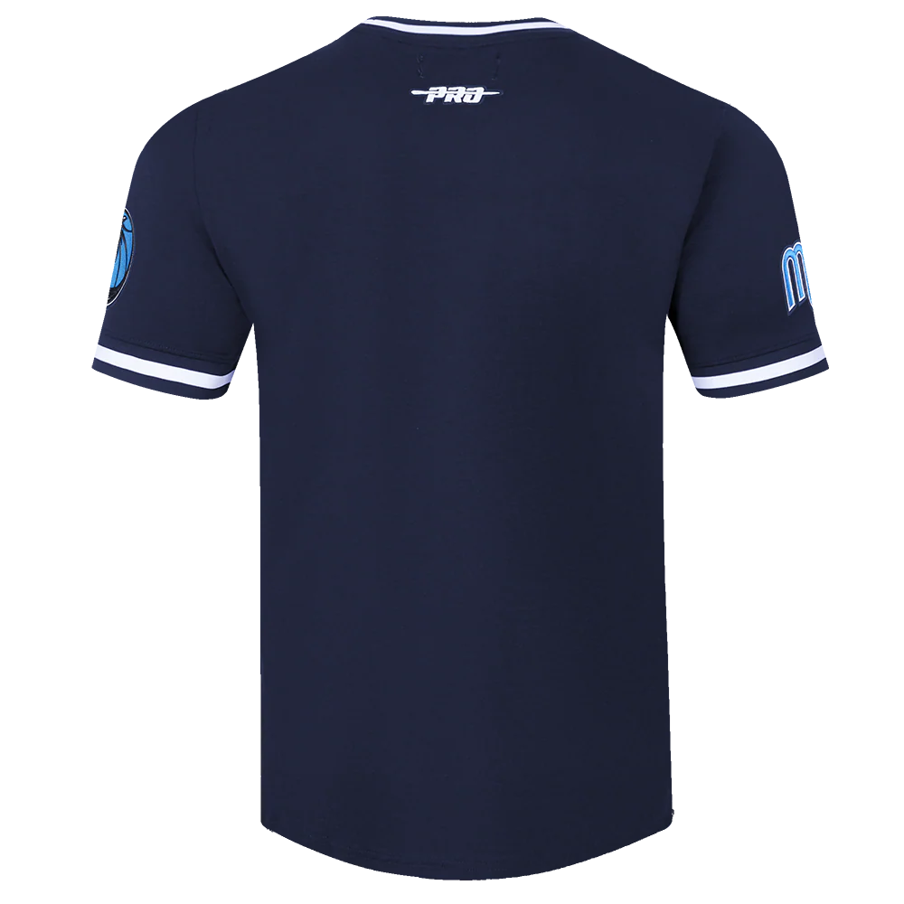 NBA DALLAS MAVERICKS CLASSIC CHENILLE MEN'S S/S TEE (MIDNIGHT NAVY) - Image 5
