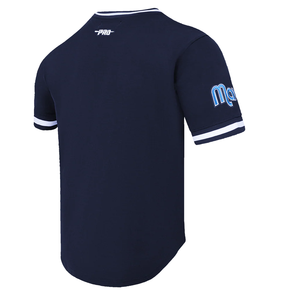 NBA DALLAS MAVERICKS CLASSIC CHENILLE MEN'S S/S TEE (MIDNIGHT NAVY) - Image 6