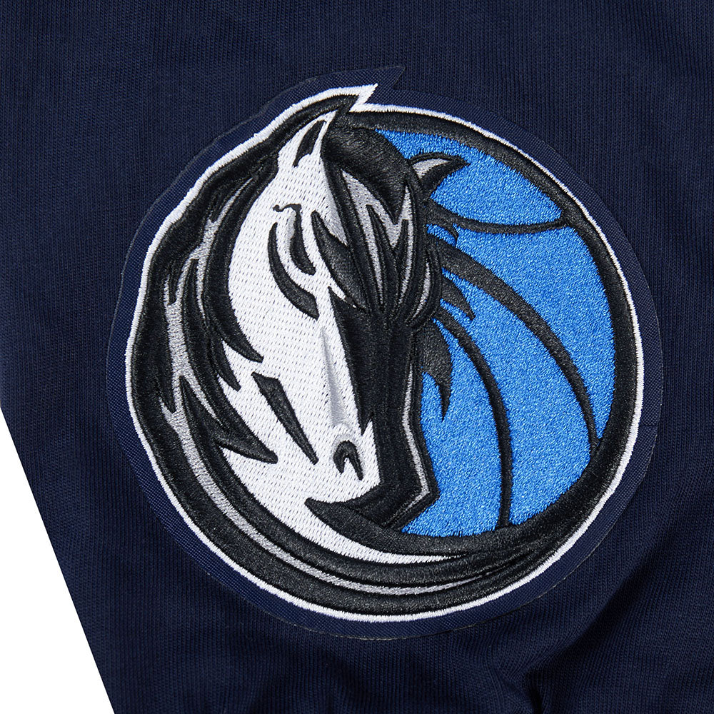 NBA DALLAS MAVERICKS WINGSPAN MEN'S DROP SHOULDER LS TEE (MIDNIGHT NAVY) - Image 7