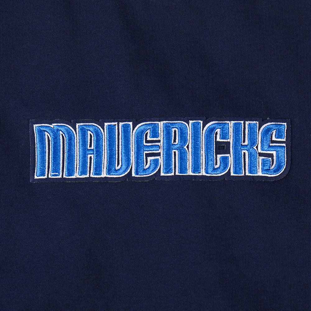 NBA DALLAS MAVERICKS WINGSPAN MEN'S DROP SHOULDER LS TEE (MIDNIGHT NAVY) - Image 8