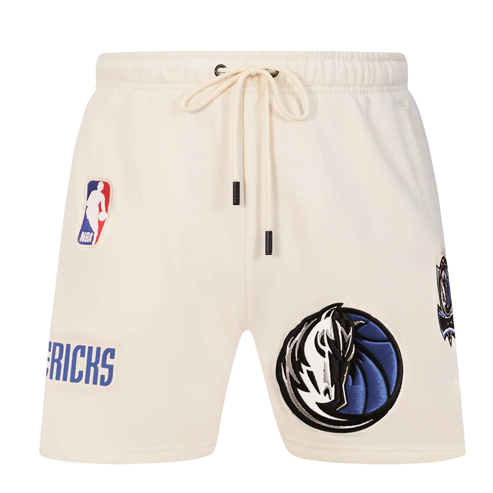 NBA DALLAS MAVERICKS CLASSIC WOVEN MEN'S SHORT (EGGSHELL) - Image 2