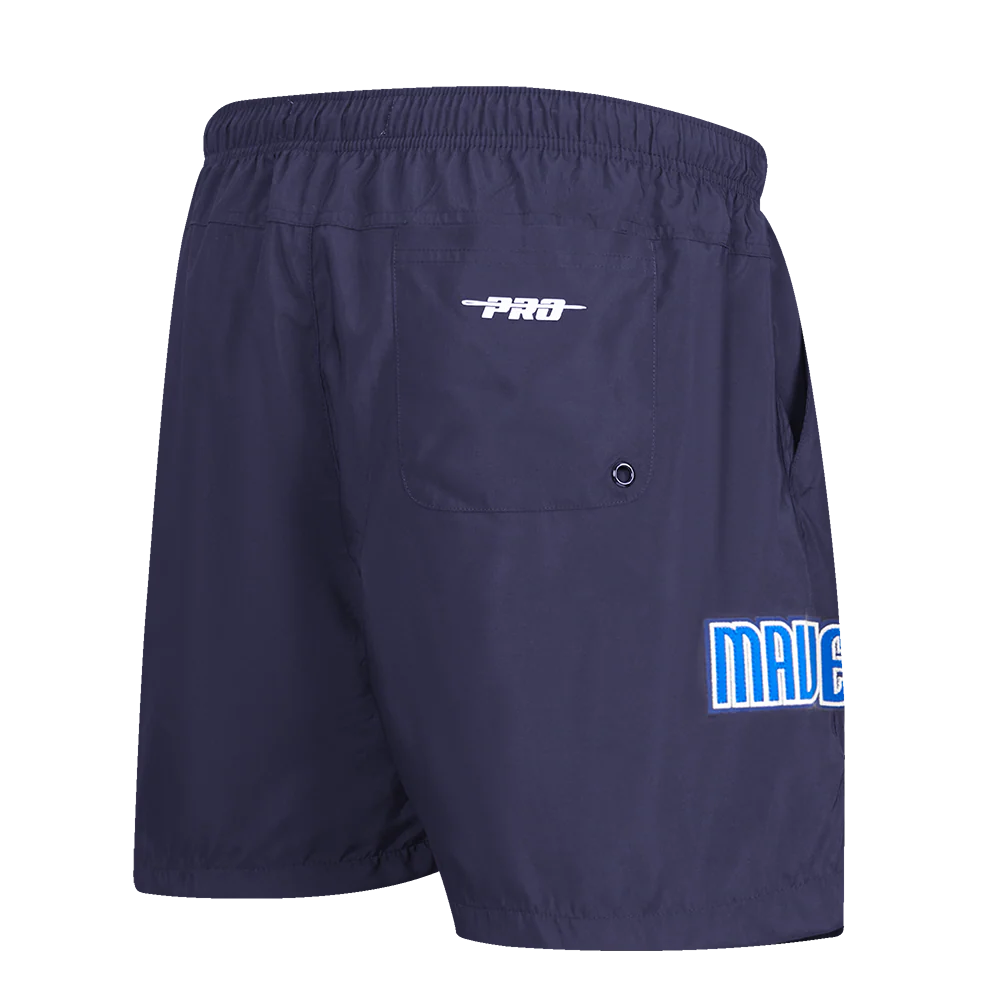 NBA DALLAS MAVERICKS CLASSIC WOVEN MEN'S SHORT (MIDNIGHT NAVY) - Image 3