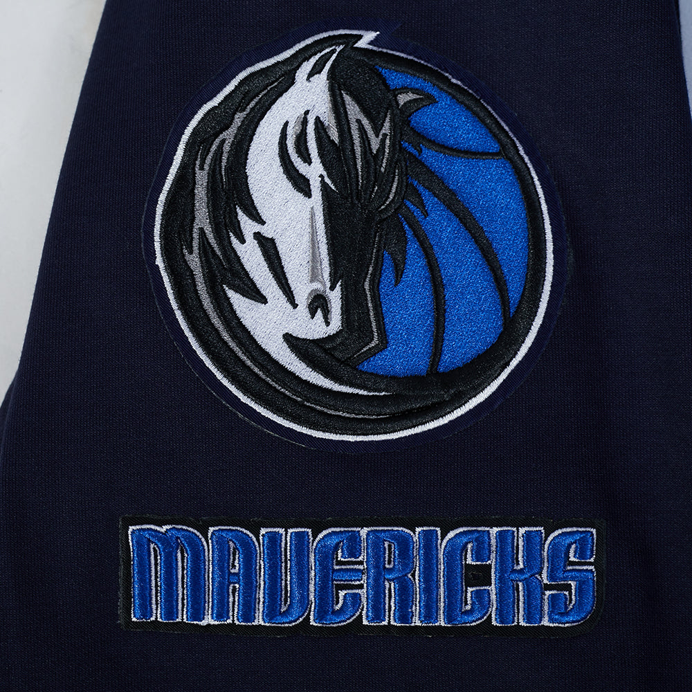 NBA DALLAS MAVERICKS ANTHONY DAVIS #3 CLASSIC PNN MEN'S DK PO HOODIE (MIDNIGHT NAVY) - Image 7
