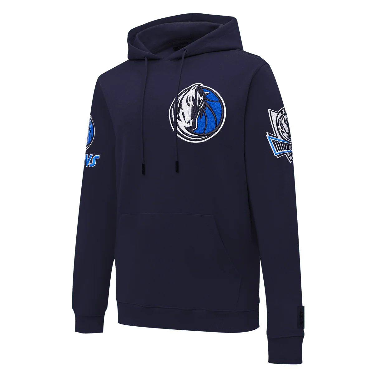 NBA DALLAS MAVERICKS CLASSIC CHENILLE MEN'S PULLOVER HOODIE (MIDNIGHT NAVY) - Image 2