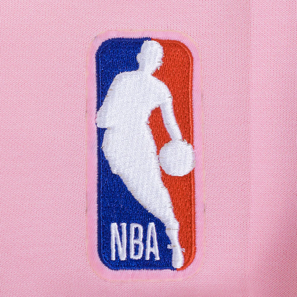 DALLAS MAVERICKS CLASSIC CHENILLE MEN'S DK PO HOODIE (PINK) - Image 7