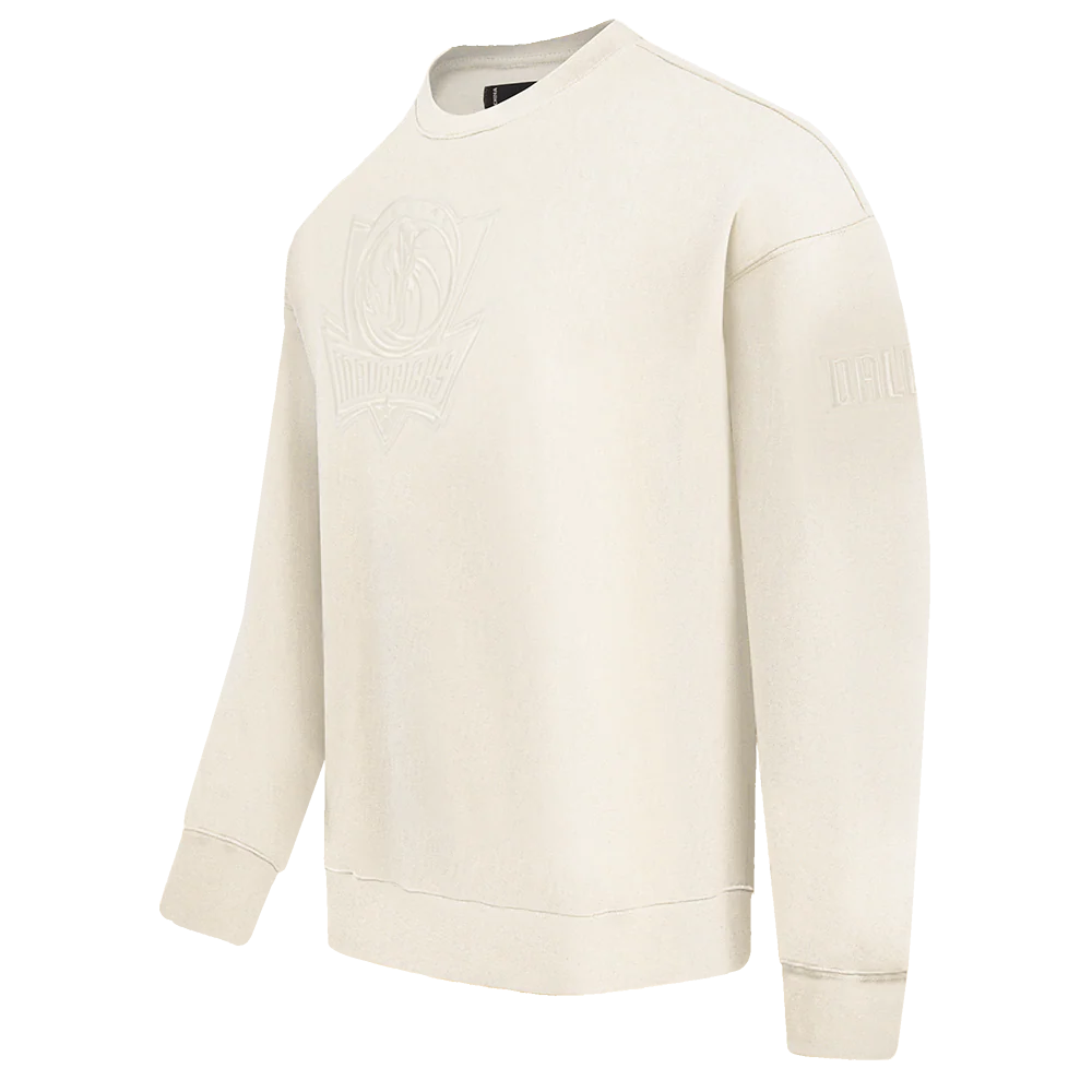 NBA DALLAS MAVERICKS NEUTRAL MEN'S DROP SHOULDER FLC CREWNECK (GGSHELL) - Image 2