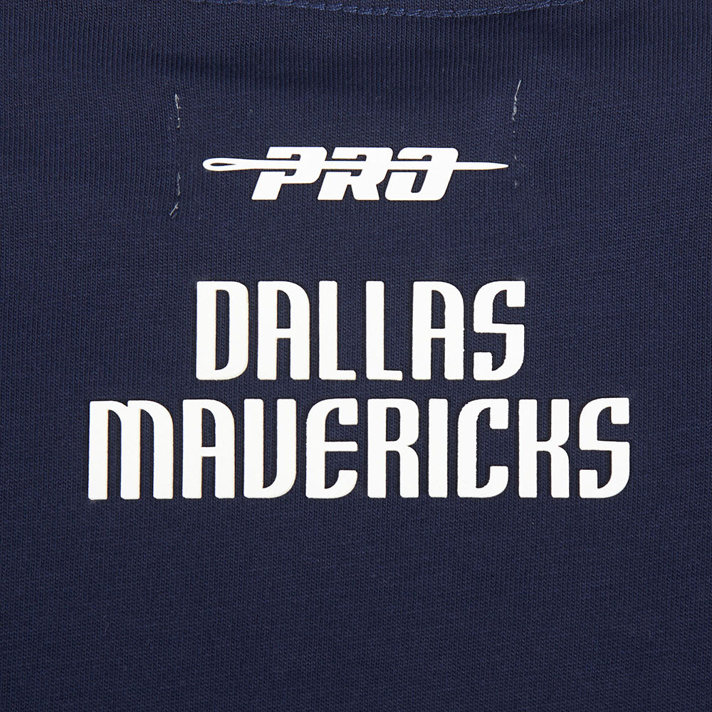 NBA DALLAS MAVERICKS CLASSIC WIND WOMEN'S CTN BF TEE (MIDNIGHT NAVY) - Image 8