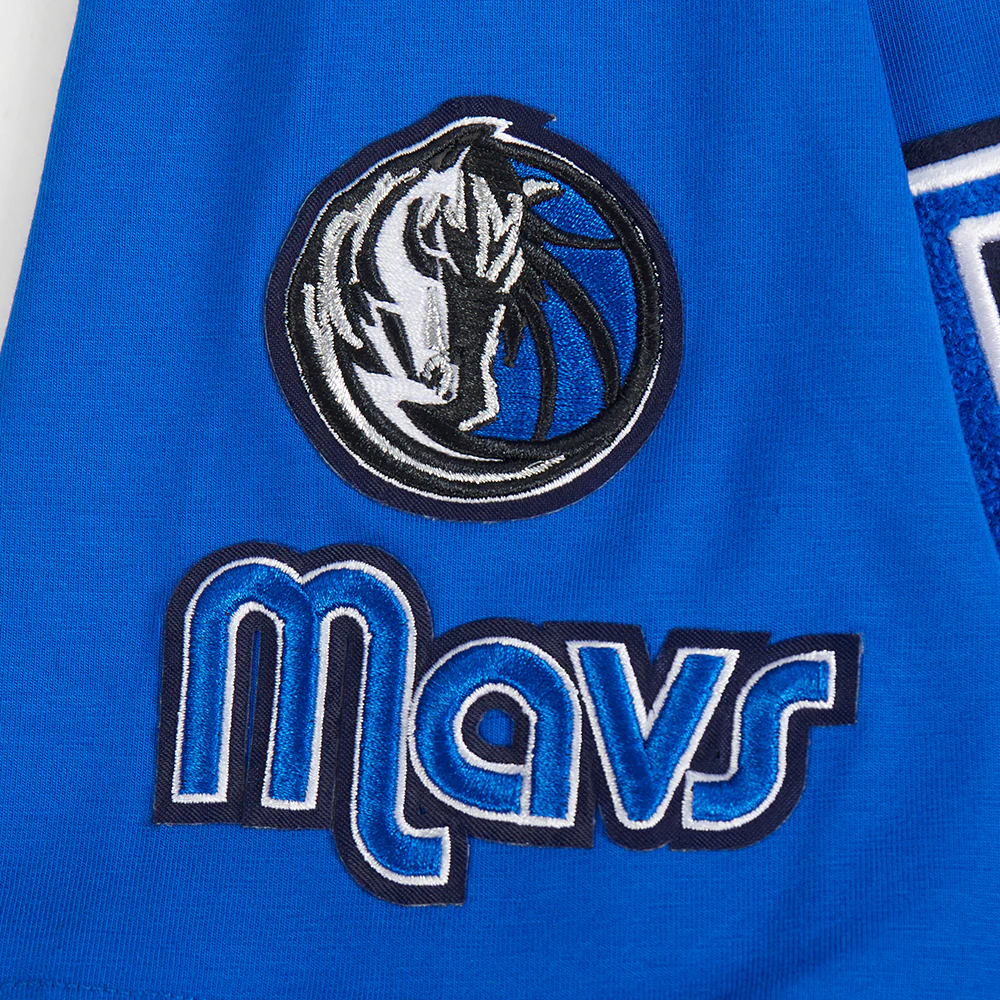 NBA DALLAS MAVERICKS CLASSIC WOMEN'S SJ SLIM FIT TEE (ROYAL BLUE) - Image 7