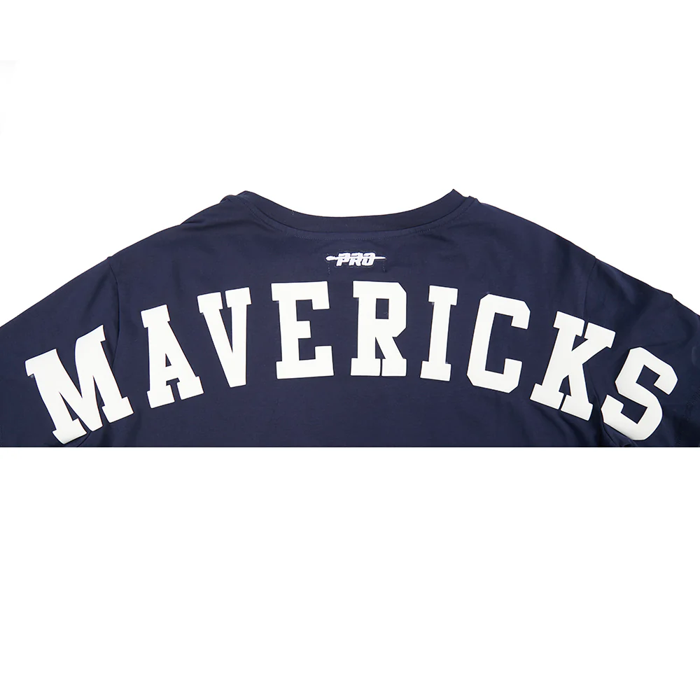 NBA DALLAS MAVERICKS WINGSPAN WOMEN'S SJ BOXY TEE (MIDNIGHT NAVY) - Image 10