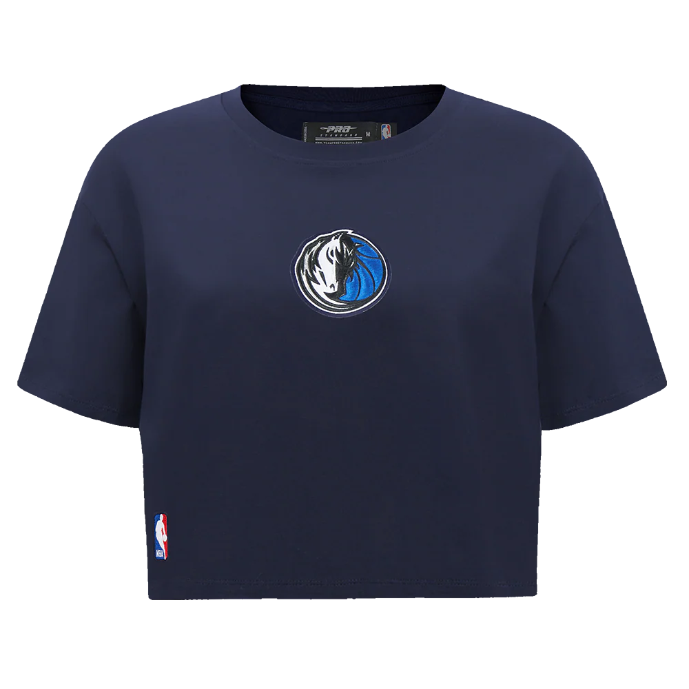 NBA DALLAS MAVERICKS WINGSPAN WOMEN'S SJ BOXY TEE (MIDNIGHT NAVY) - Image 3