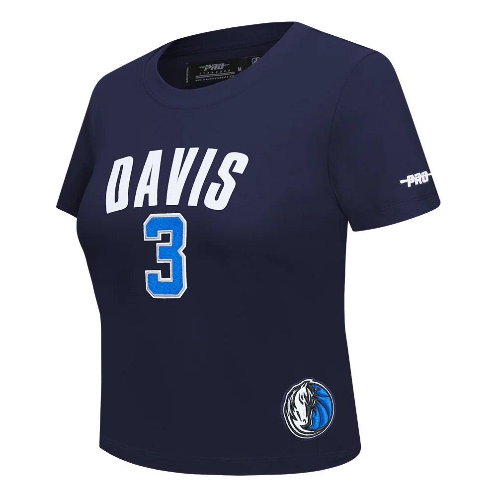 NBA DALLAS MAVERICKS ANTHONY DAVIS #3 CLASSIC PNN WOMEN'S SJ SLIM FIT (MIDNIGHT NAVY) - Image 4