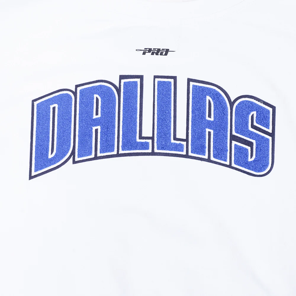 NBA DALLAS MAVERICKS CLASSIC WOMEN'S SJ BOXY TEE (WHITE) - Image 10