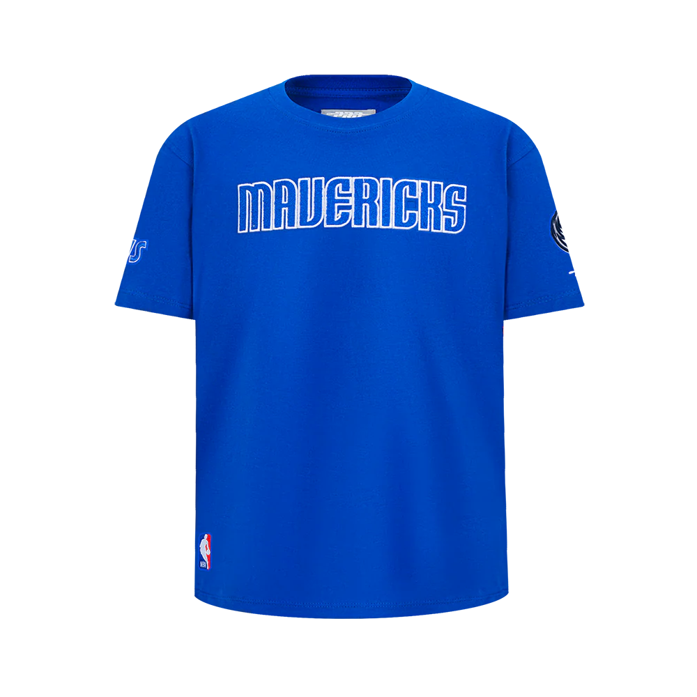NBA DALLAS MAVERICKS CLASSIC BIG BOYS SJ TEE (ROYAL BLUE)