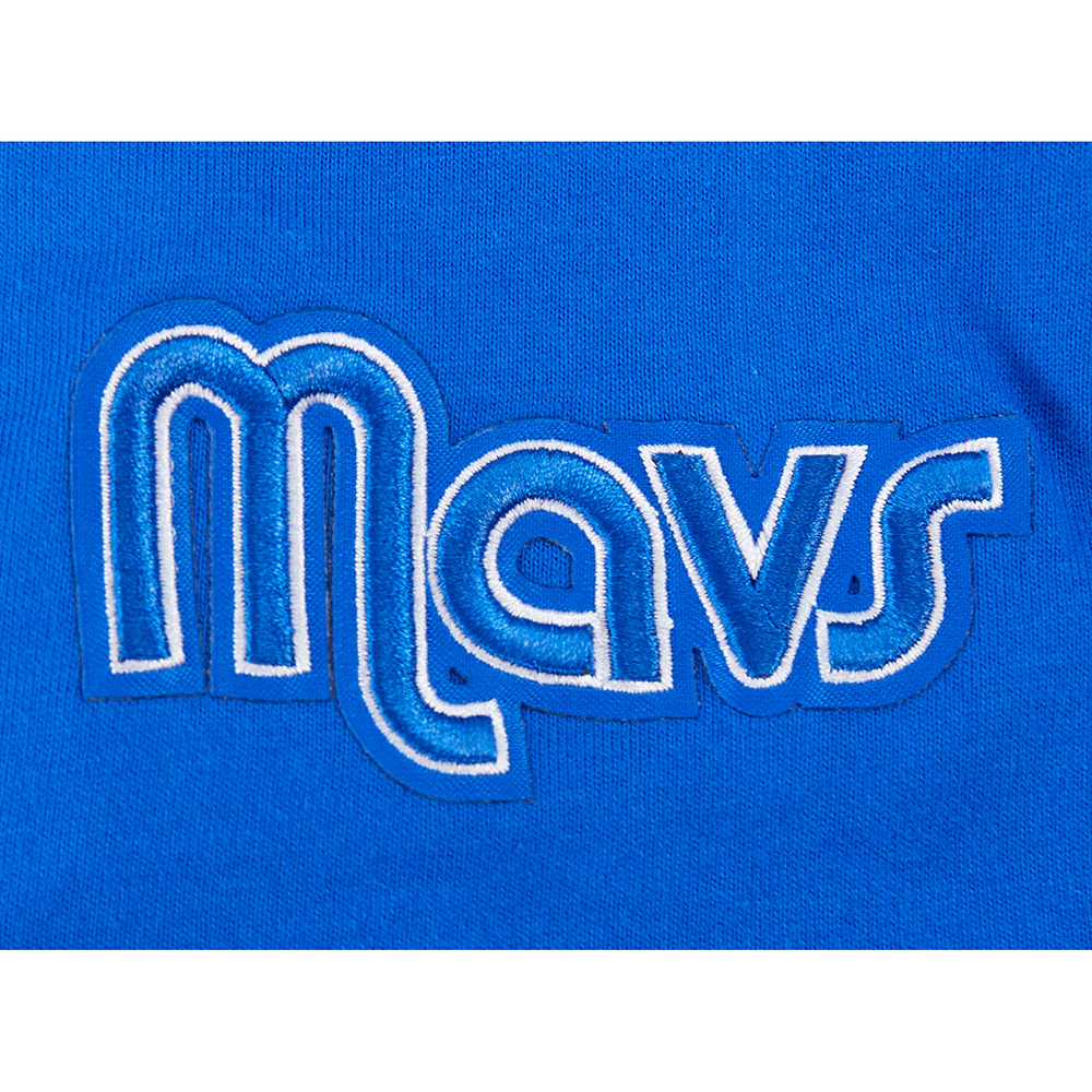 NBA DALLAS MAVERICKS CLASSIC BIG BOYS SS STRIPED RIB TEE (ROYAL BLUE) - Image 7