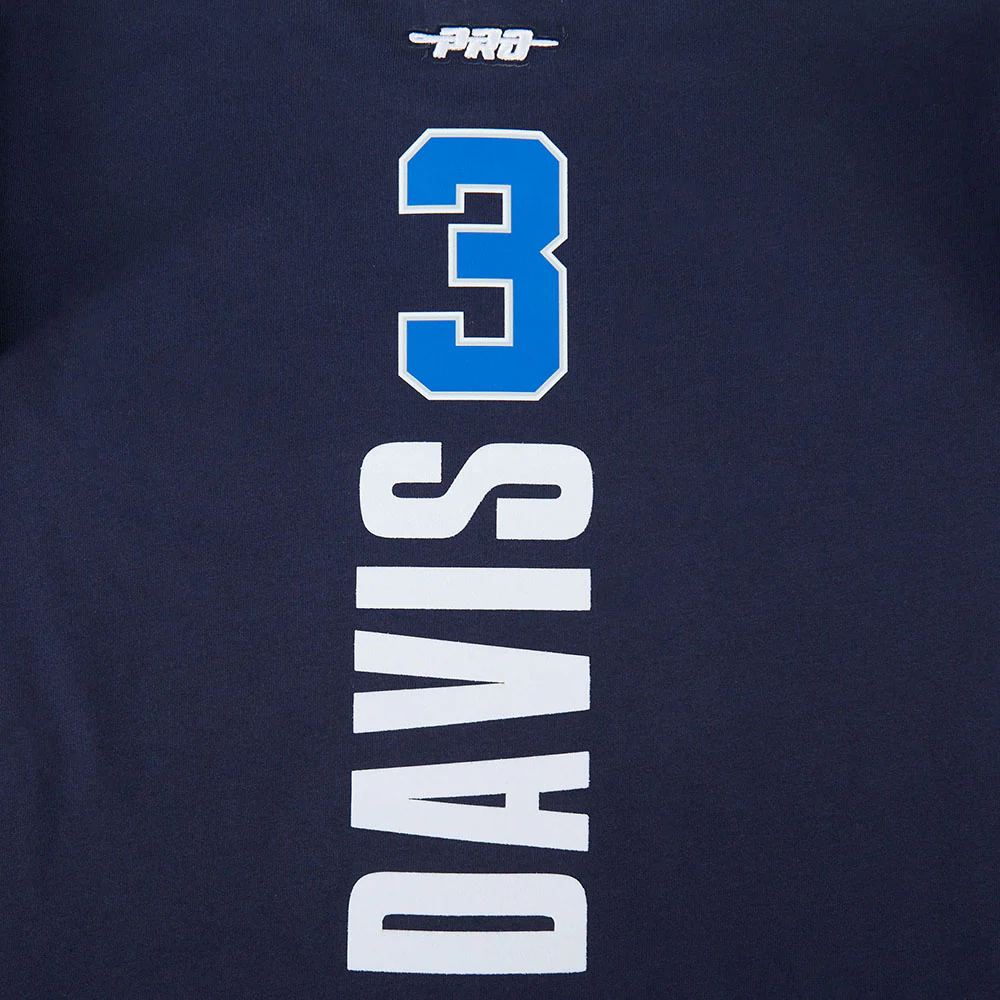 DALLAS MAVERICKS Anthony Davis #3 CLASSIC PNN BIG BOY'S SS TEE (MIDNIGHT NAVY) - Image 9