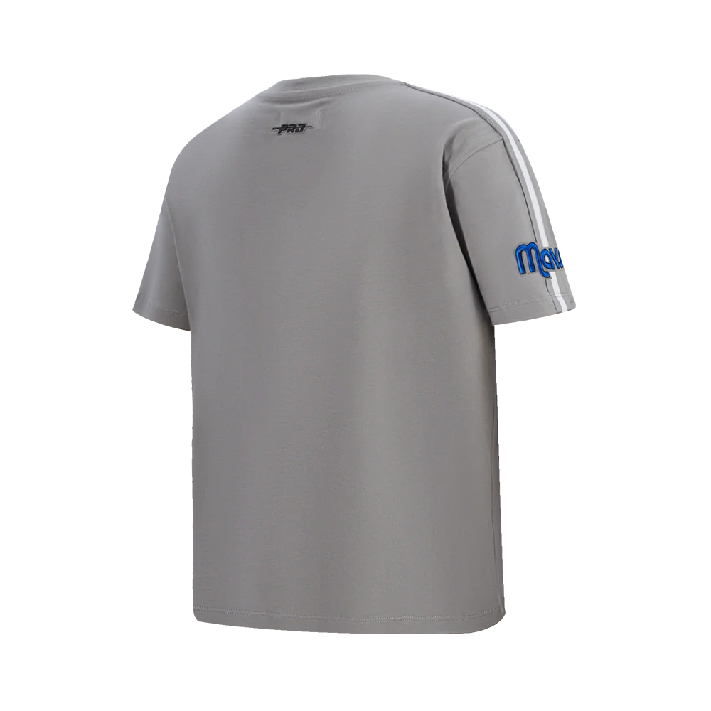 NBA DALLAS MAVERICKS ANTHONY DAVIS #3 CLASSIC PNN BIG BOY'S SS TAPING T (GRAY) - Image 4