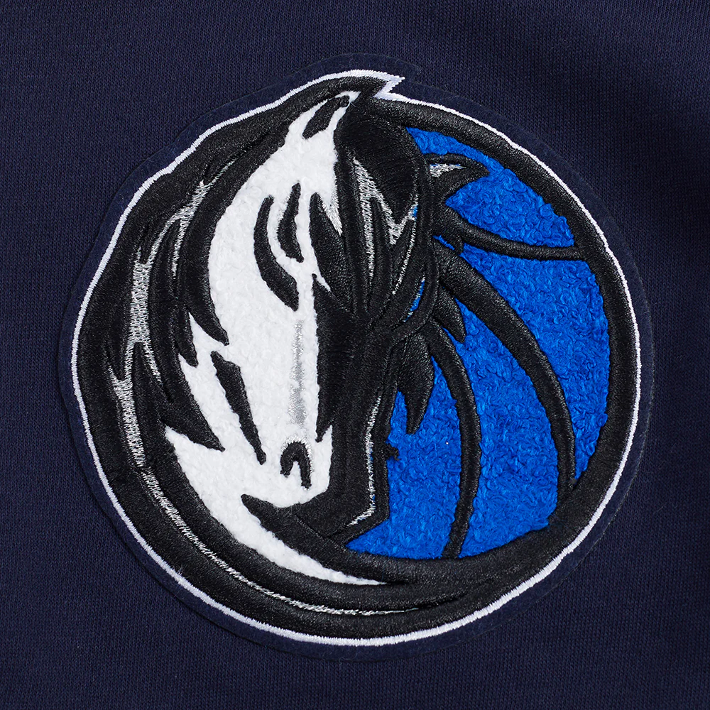 NBA DALLAS MAVERICKS RETRO CLASSIC BIG BOY'S FLC 2.0 SHORT (MIDNIGHT NAVY) - Image 6