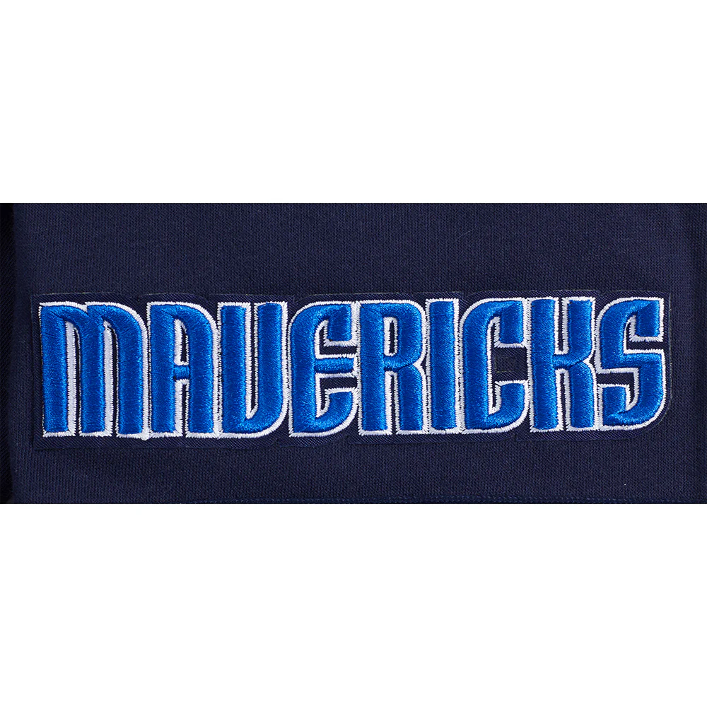 NBA DALLAS MAVERICKS RETRO CLASSIC BIG BOY'S FLC 2.0 SHORT (MIDNIGHT NAVY) - Image 7