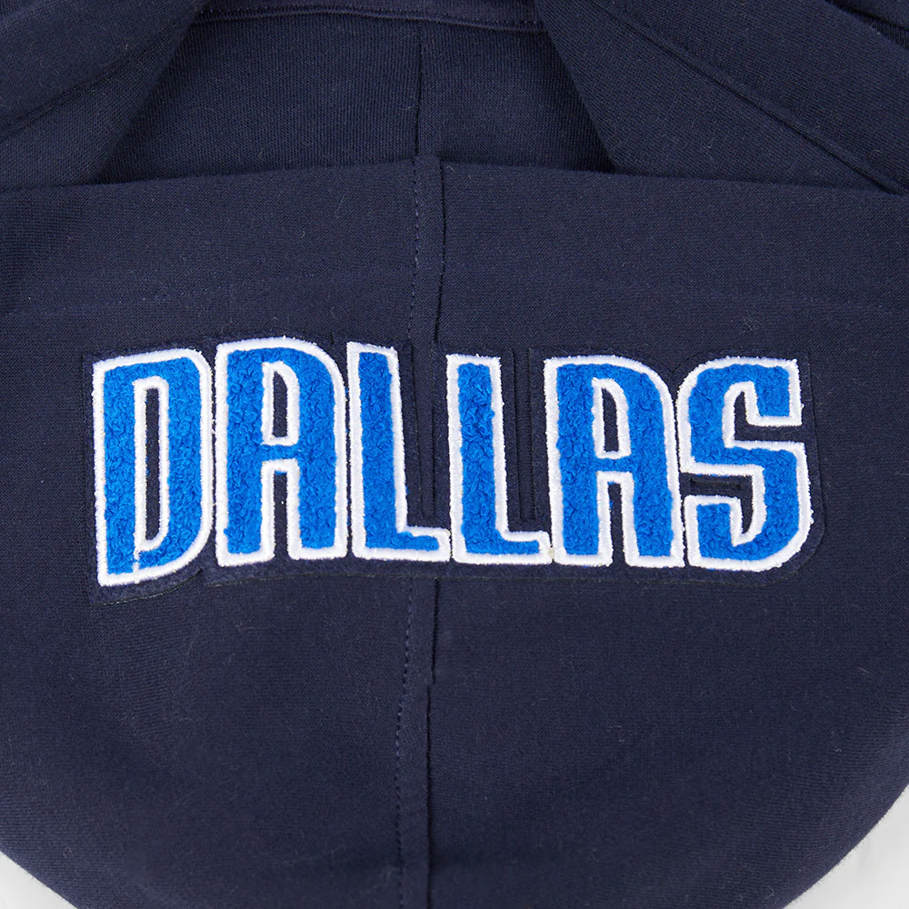 NBA DALLAS MAVERICKS CLASSIC BIG BOYS FLEECE PULLOVER HOODIE (MIDNIGHT NAVY) - Image 6