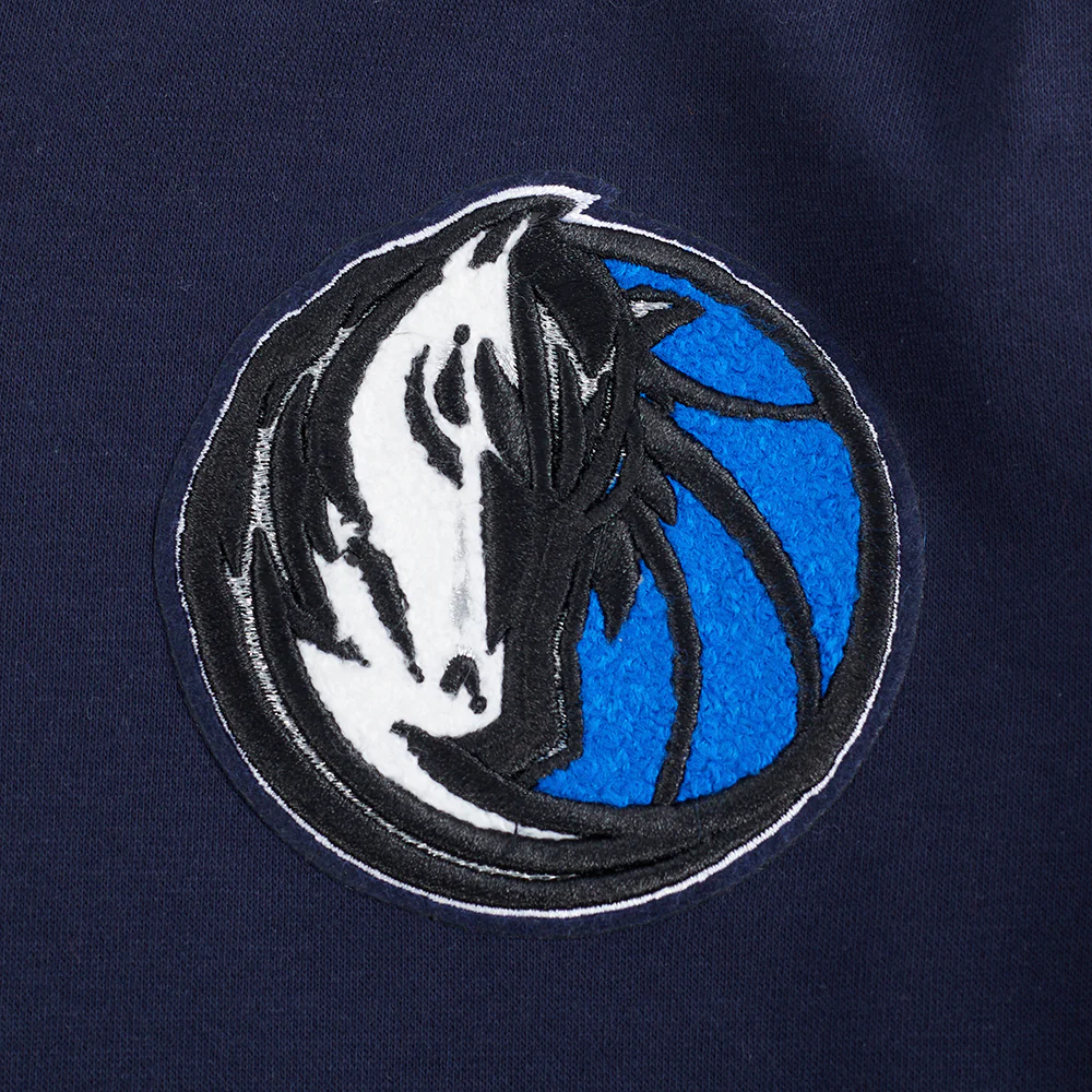 NBA DALLAS MAVERICKS CLASSIC BIG BOYS FLC FZ PO HOODIE (MIDNIGHT NAVY) - Image 5