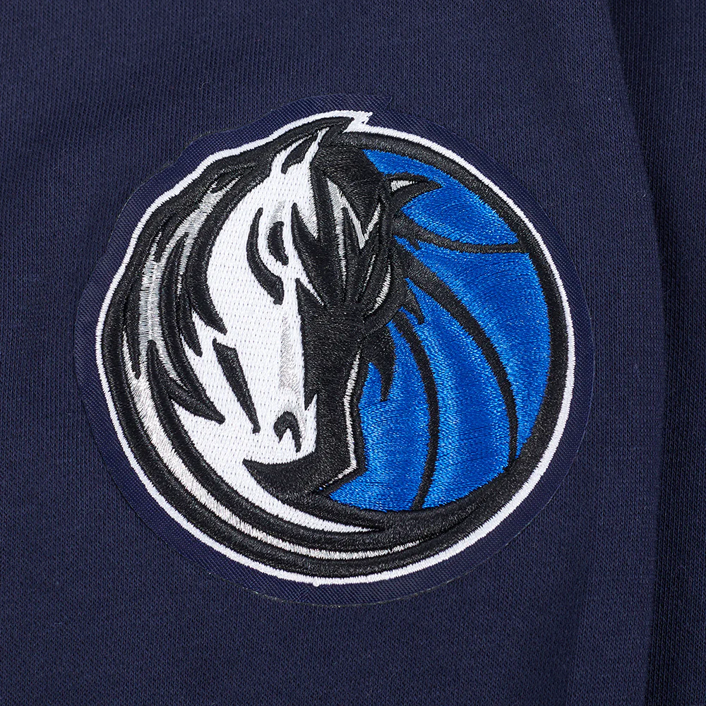 NBA DALLAS MAVERICKS CLASSIC BIG BOYS FLC FZ PO HOODIE (MIDNIGHT NAVY) - Image 7