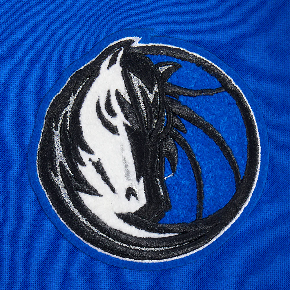 NBA DALLAS MAVERICKS CLASSIC BIG BOYS FLC FZ PO HOODIE (ROYAL BLUE) - Image 5
