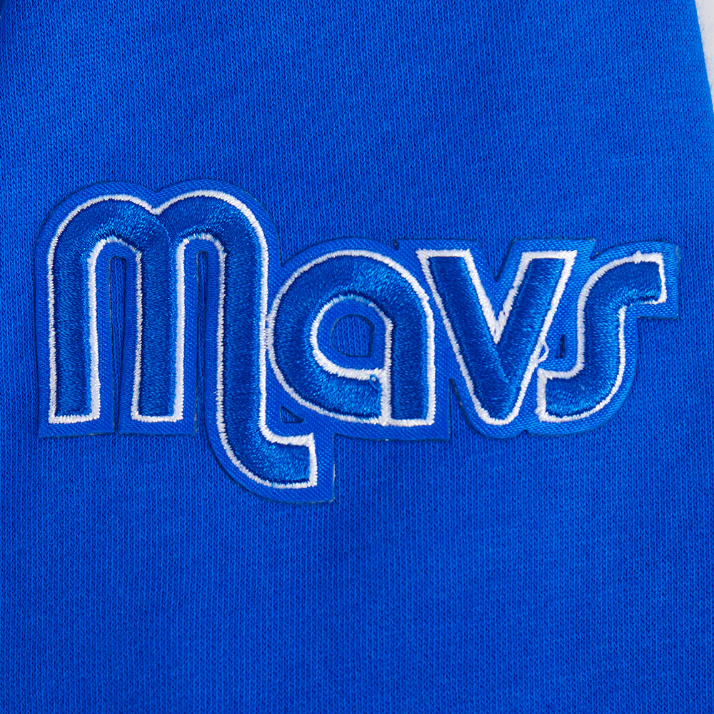 NBA DALLAS MAVERICKS CLASSIC BIG BOYS FLC FZ PO HOODIE (ROYAL BLUE) - Image 7