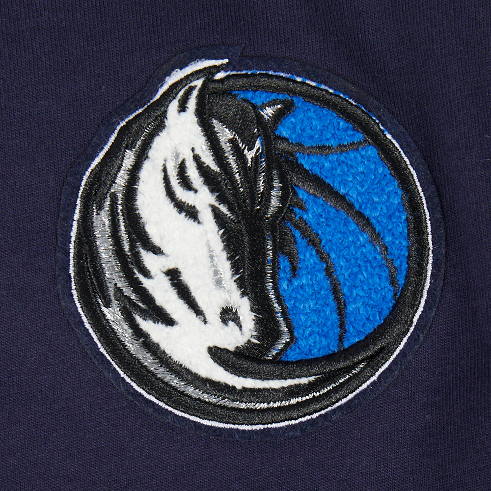 NBA DALLAS MAVERICKS CLASSIC BIG GIRLS SHORT SLEEVE BOXY TEE (MIDNIGHT NAVY) - Image 7