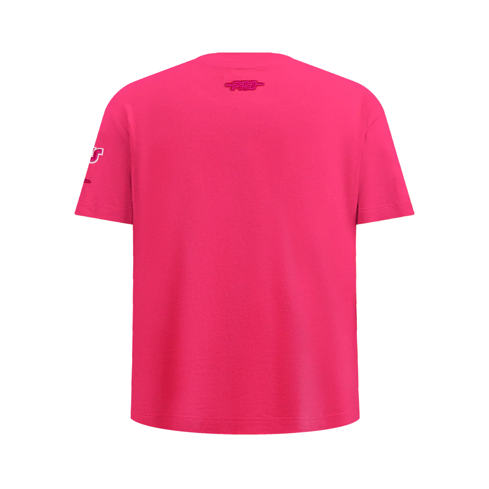 NBA DALLAS MAVERICKS TRIPLE PINK BIG GIRLS SS SLIM FIT TEE (BEETROOT PURPLE) - Image 3
