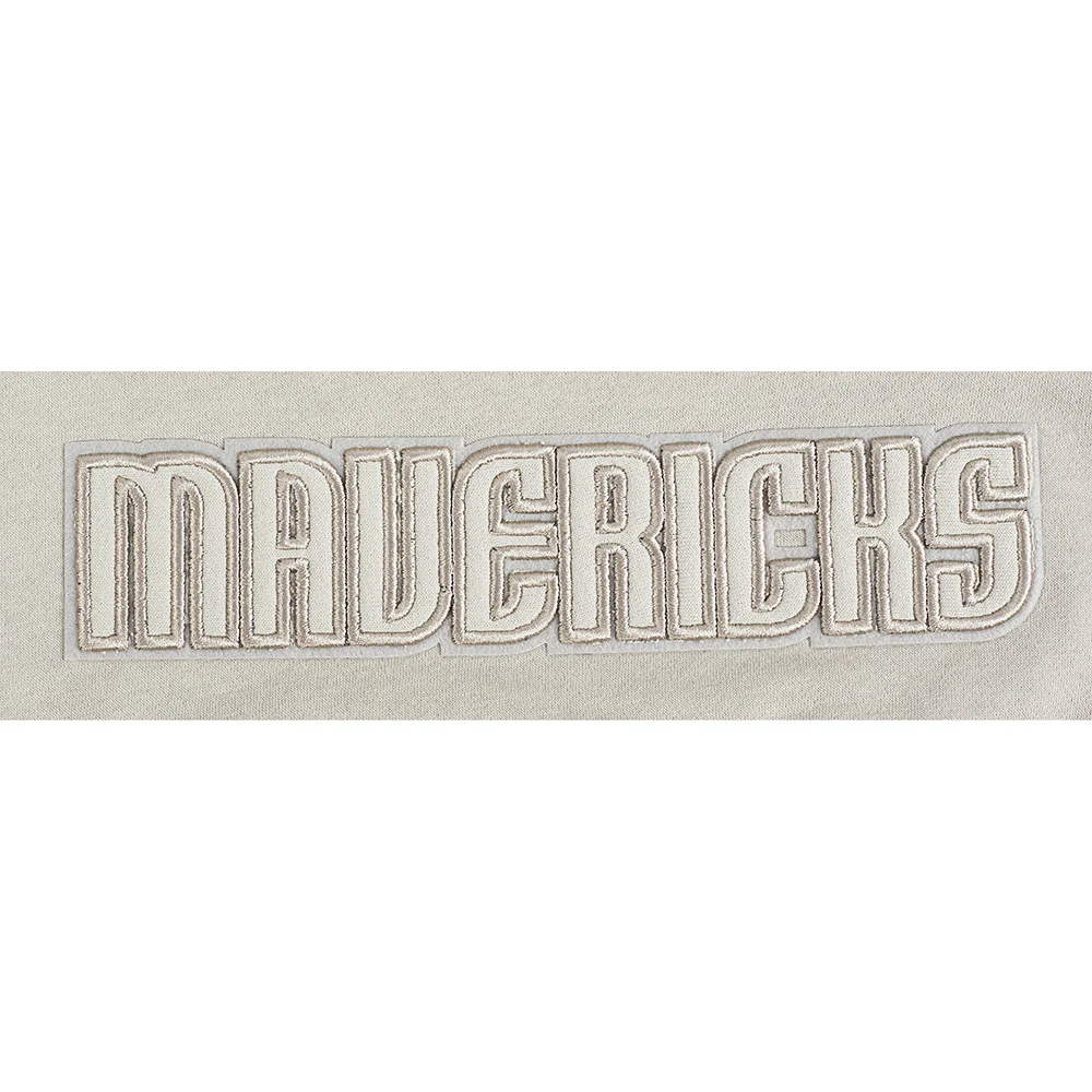 NBA DALLAS MAVERICKS NEUTRAL BIG GIRLS FLC PO HOODIE (TAUPE) - Image 5