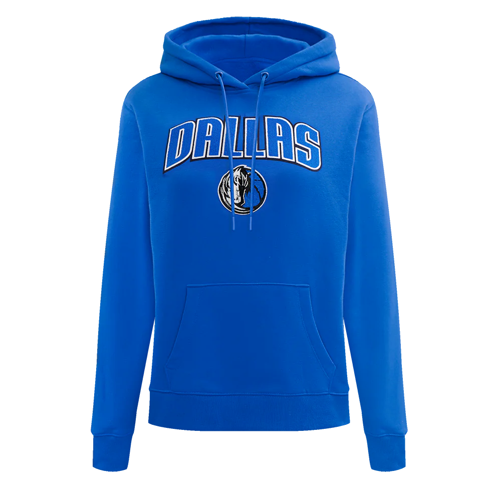 NBA DALLAS MAVERICKS CLASSIC WOMEN'S FLC PO HOODIE (ROYAL BLUE)