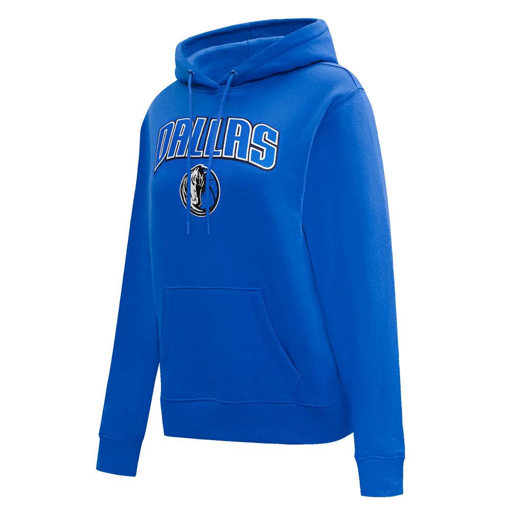 NBA DALLAS MAVERICKS CLASSIC WOMEN'S FLC PO HOODIE (ROYAL BLUE) - Image 2