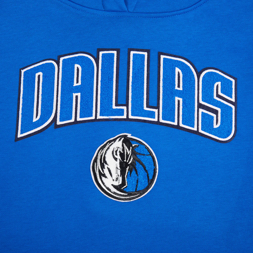 NBA DALLAS MAVERICKS CLASSIC WOMEN'S FLC PO HOODIE (ROYAL BLUE) - Image 5