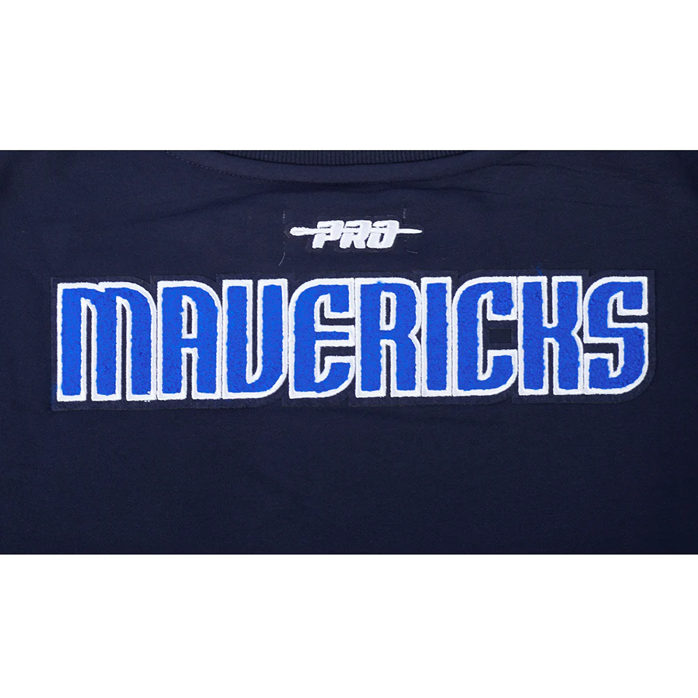 NBA DALLAS MAVERICKS ANTHONY DAVIS #3 CLASSIC PNN WOMEN'S FLC CREWNECK (MIDNIGHT NAVY) - Image 10