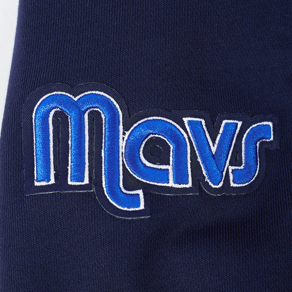 NBA DALLAS MAVERICKS ANTHONY DAVIS #3 CLASSIC PNN WOMEN'S FLC CREWNECK (MIDNIGHT NAVY) - Image 7