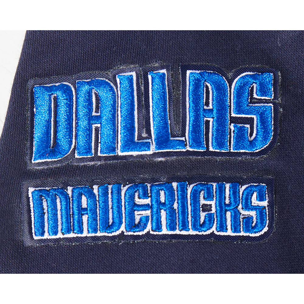 NBA DALLAS MAVERICKS RETRO CLASSIC LITTLE BOYS RIB FLEECE PULLOVER HOODIE (MIDNIGHT NAVY) - Image 8