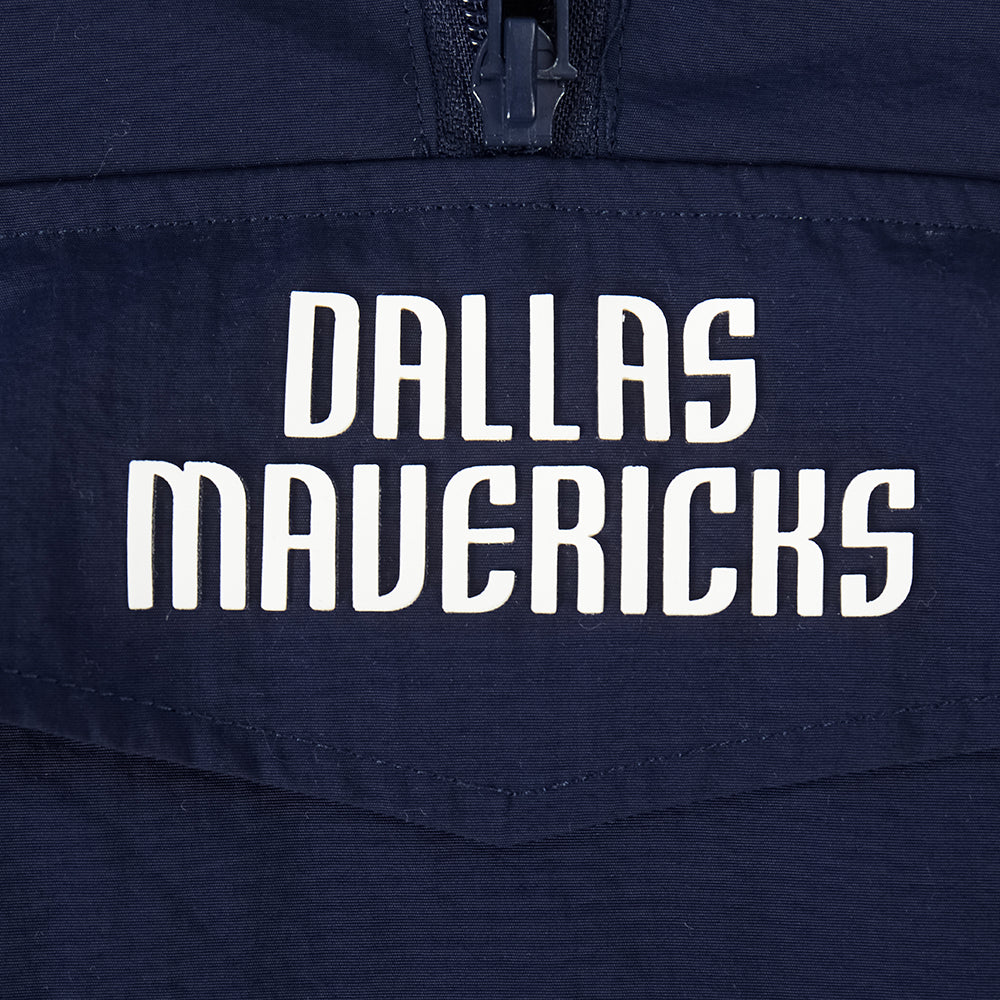 NBA DALLAS MAVERICKS CLASSIC WIND WOVEN WOMEN'S 1/2 JACKET (MIDNIGHT NAVY) - Image 5