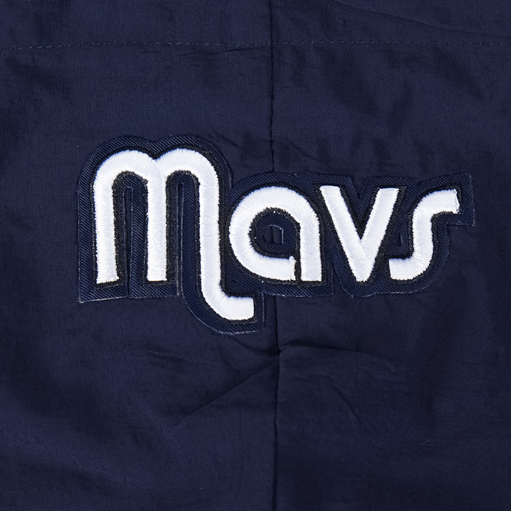NBA DALLAS MAVERICKS CLASSIC WIND WOVEN WOMEN'S 1/2 JACKET (MIDNIGHT NAVY) - Image 6