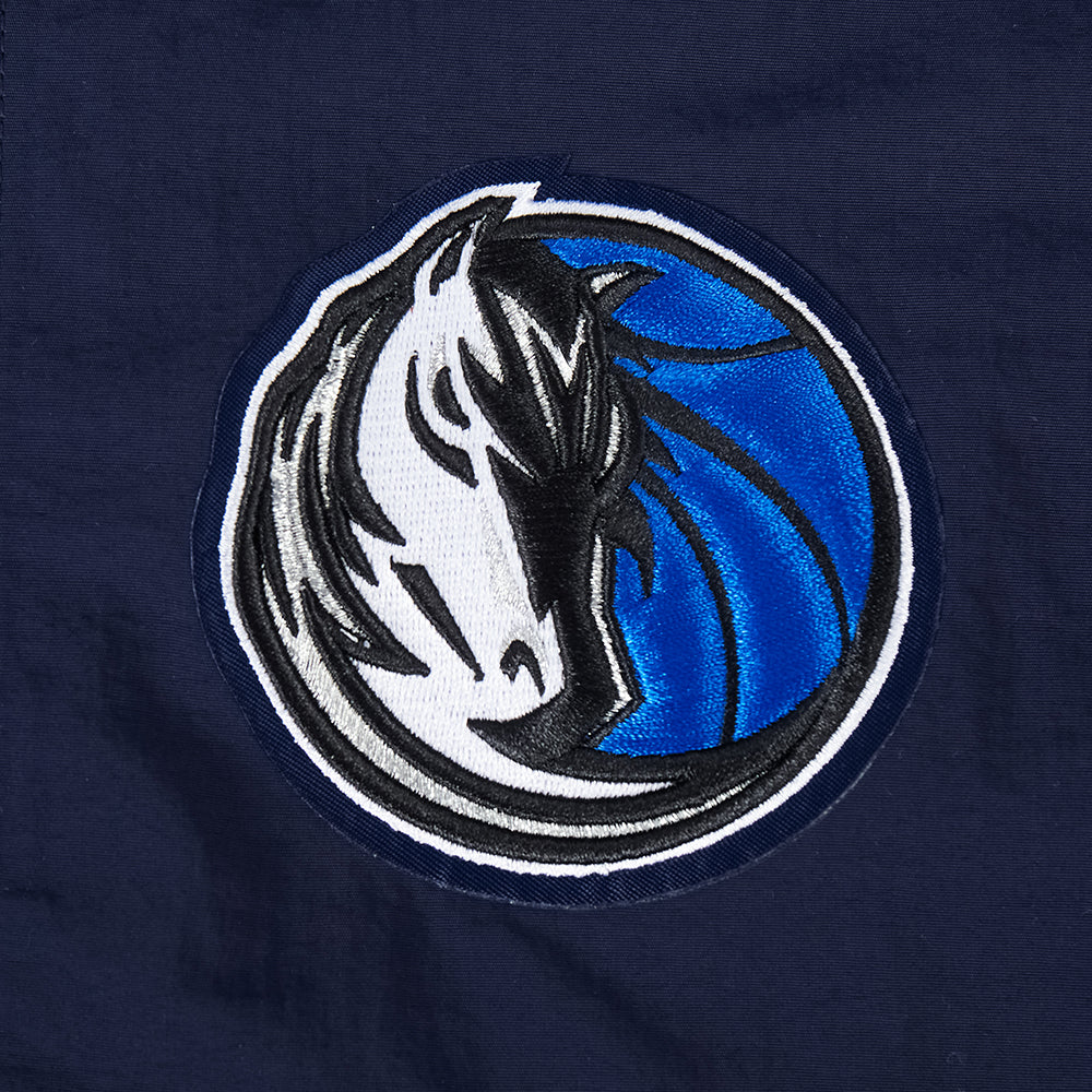 NBA DALLAS MAVERICKS CLASSIC WIND WOVEN WOMEN'S 1/2 JACKET (MIDNIGHT NAVY) - Image 8