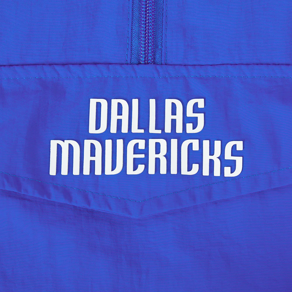 NBA DALLAS MAVERICKS CLASSIC WIND WOVEN WOMEN'S 1/2 JACKET (ROYAL BLUE) - Image 8