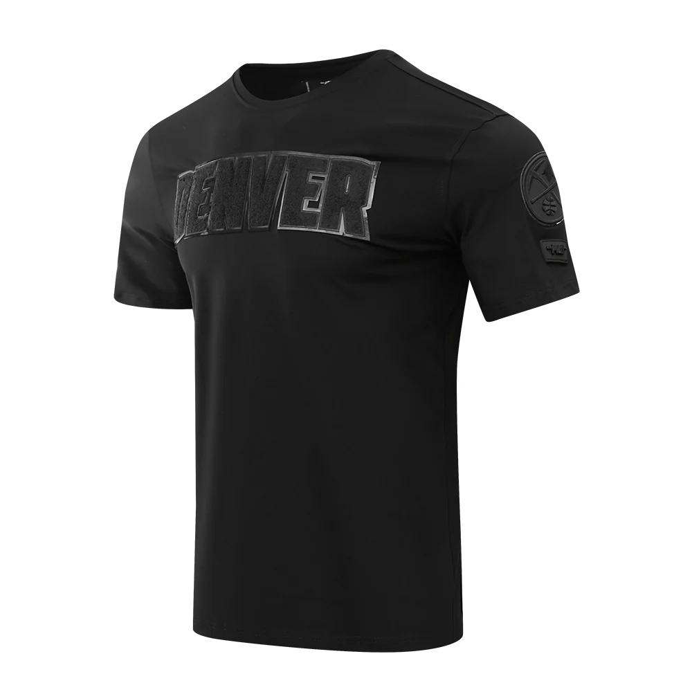 NBA DENVER NUGGETS TRIPLE BLACK MEN'S TEE (TRIPLE BLACK) - Image 4
