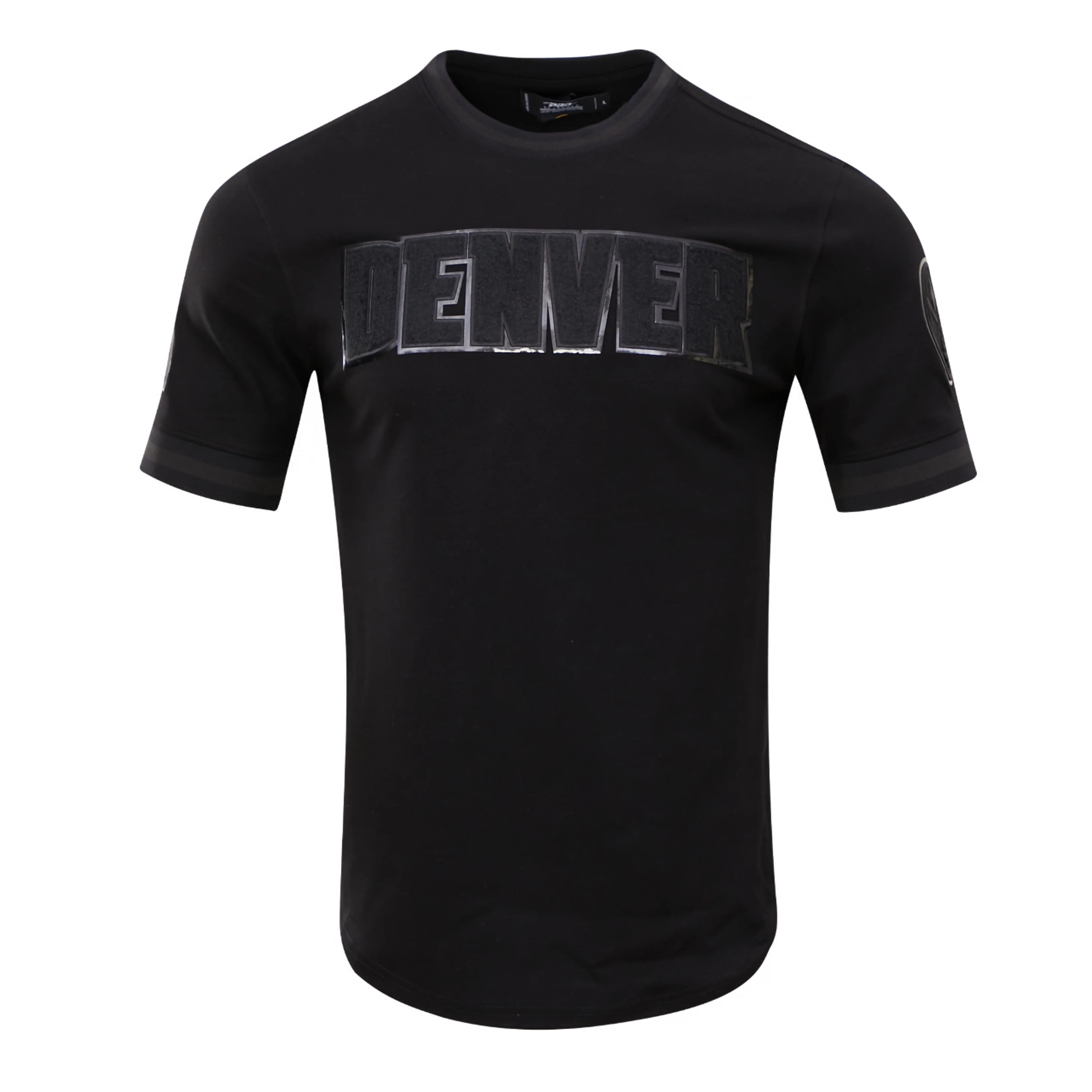 NBA DENVER NUGGETS TRIPLE BLACK MEN'S TEE (TRIPLE BLACK) - Image 3