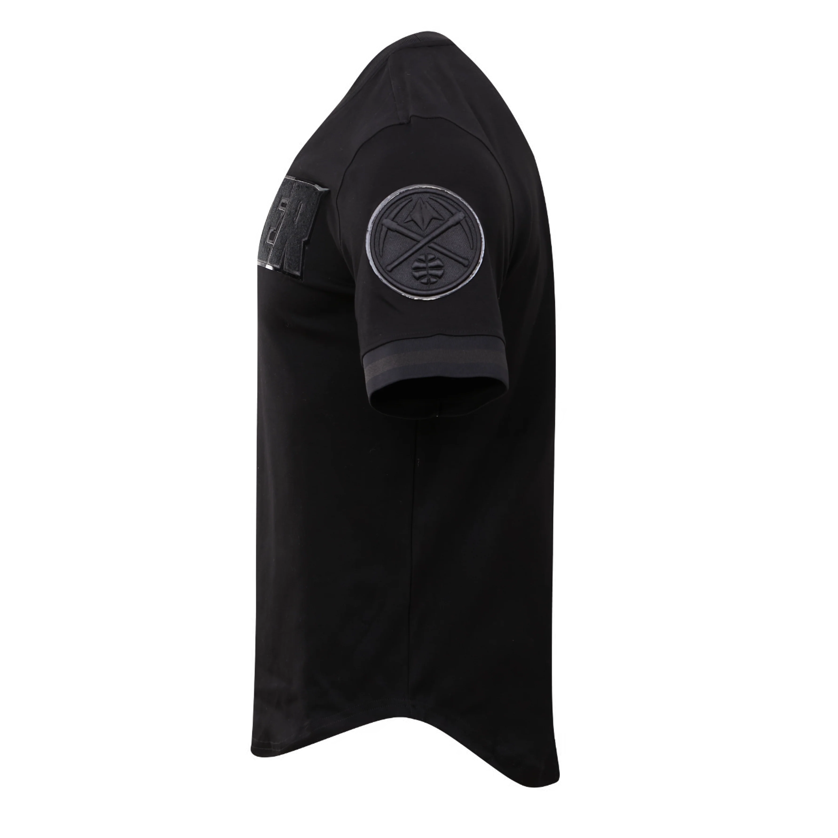 NBA DENVER NUGGETS TRIPLE BLACK MEN'S TEE (TRIPLE BLACK) - Image 5