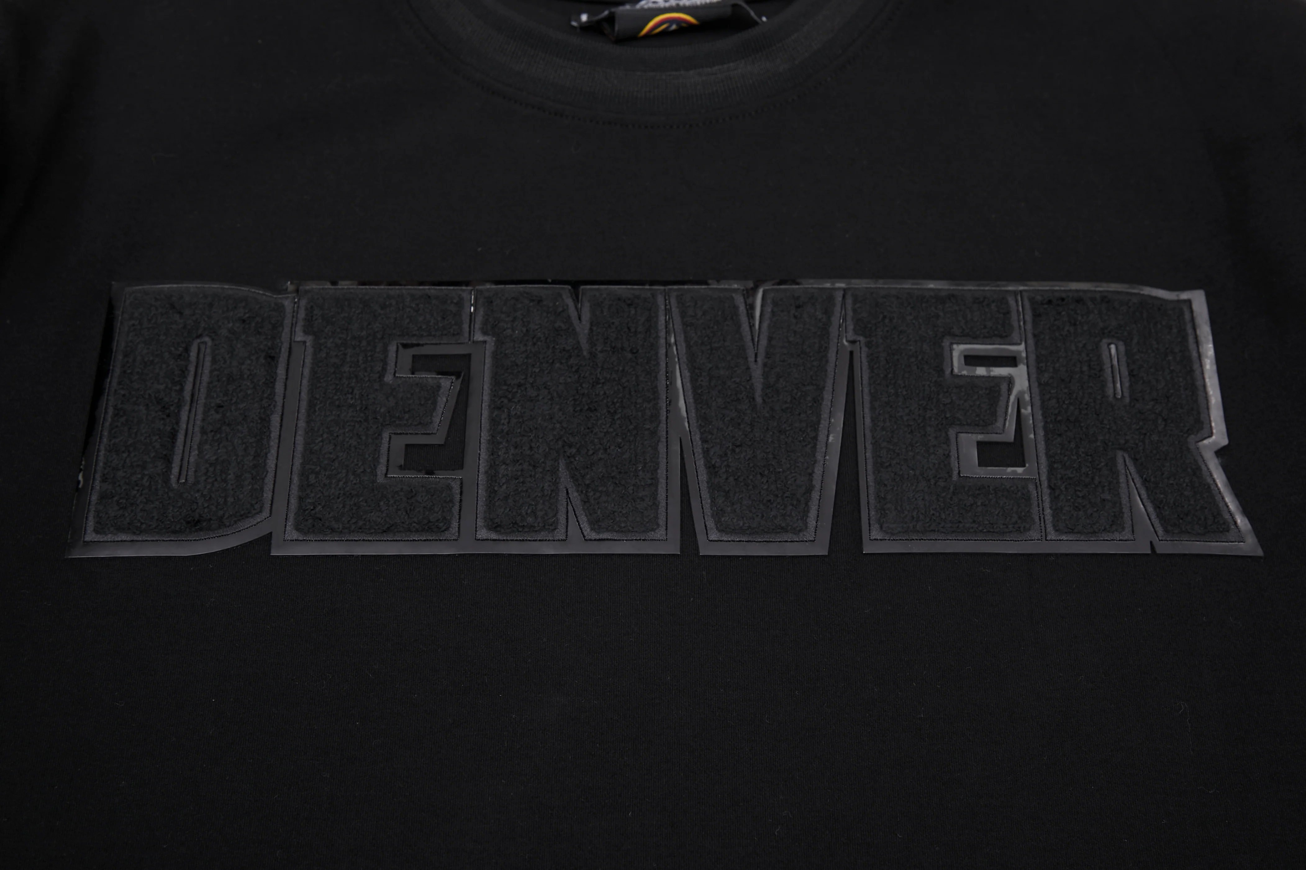 NBA DENVER NUGGETS TRIPLE BLACK MEN'S TEE (TRIPLE BLACK) - Image 8